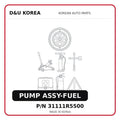 PUMP ASSY-FUEL