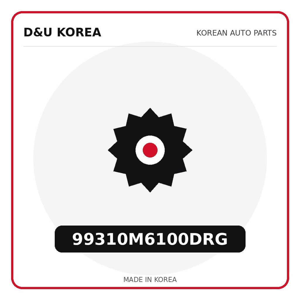 Genuine Mobis 99310M6100DRG  for Korean vehicles | D&U Korea