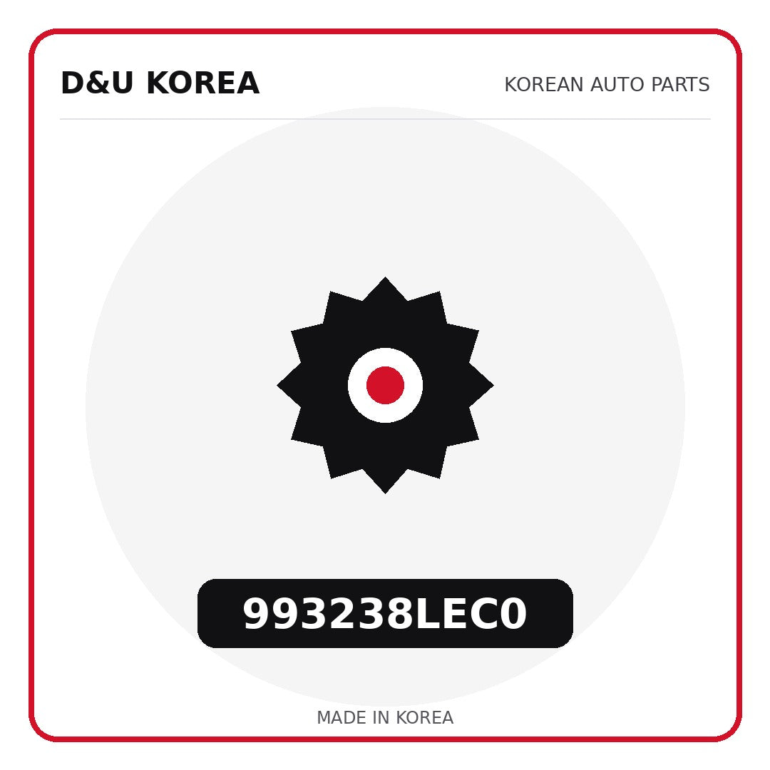 Genuine Mobis 993238LEC0  for Korean vehicles | D&U Korea