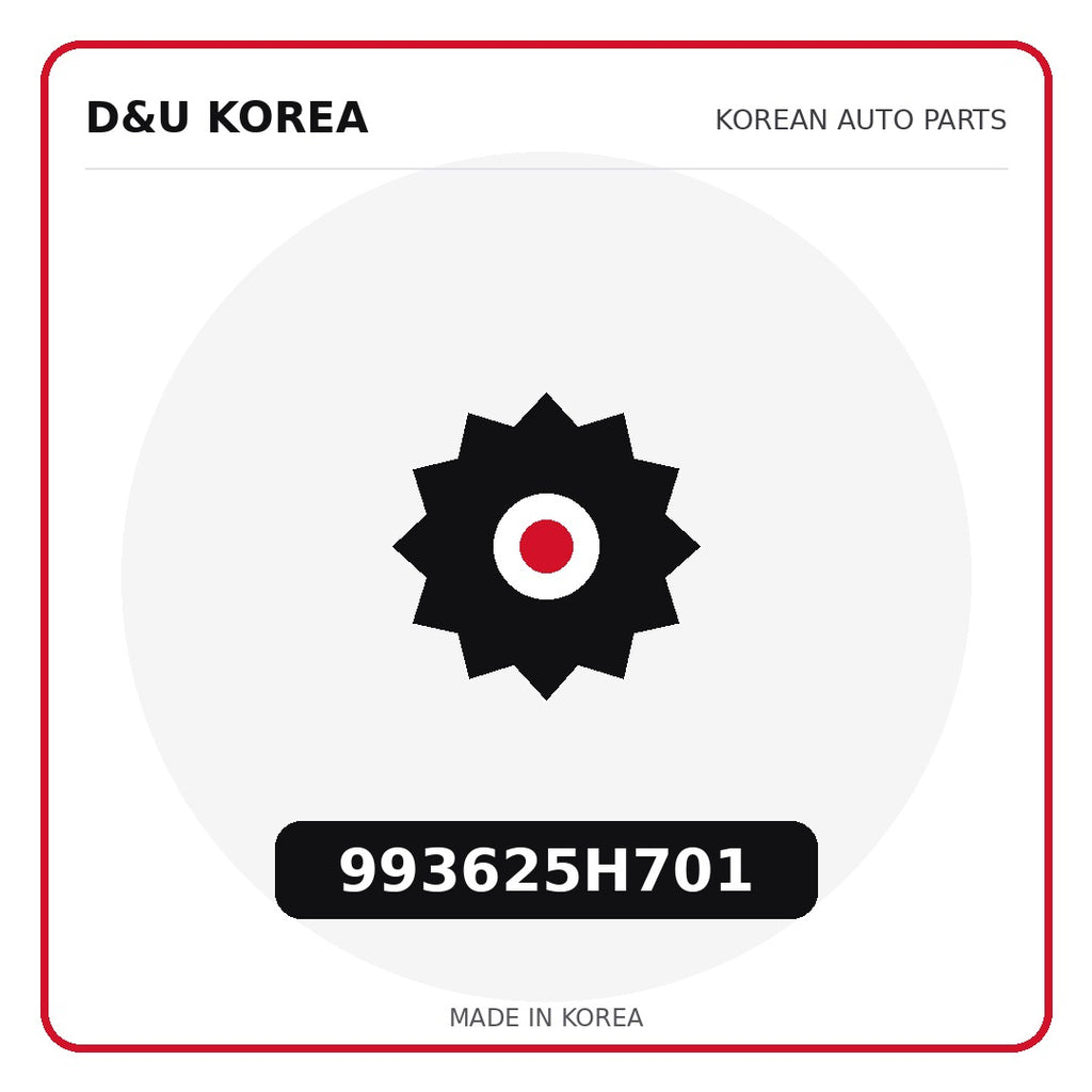 Genuine Mobis 993625H701  for Korean vehicles | D&U Korea