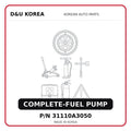 COMPLETE-FUEL PUMP