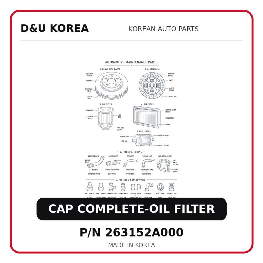 CAP COMPLETE-OIL FILTER
