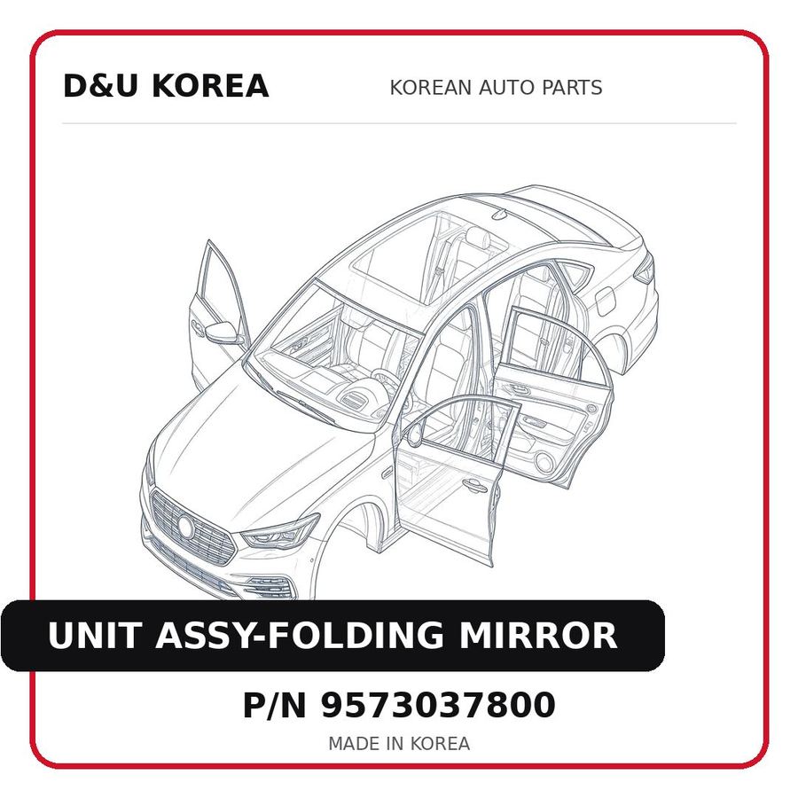 UNIT ASSY-FOLDING MIRROR