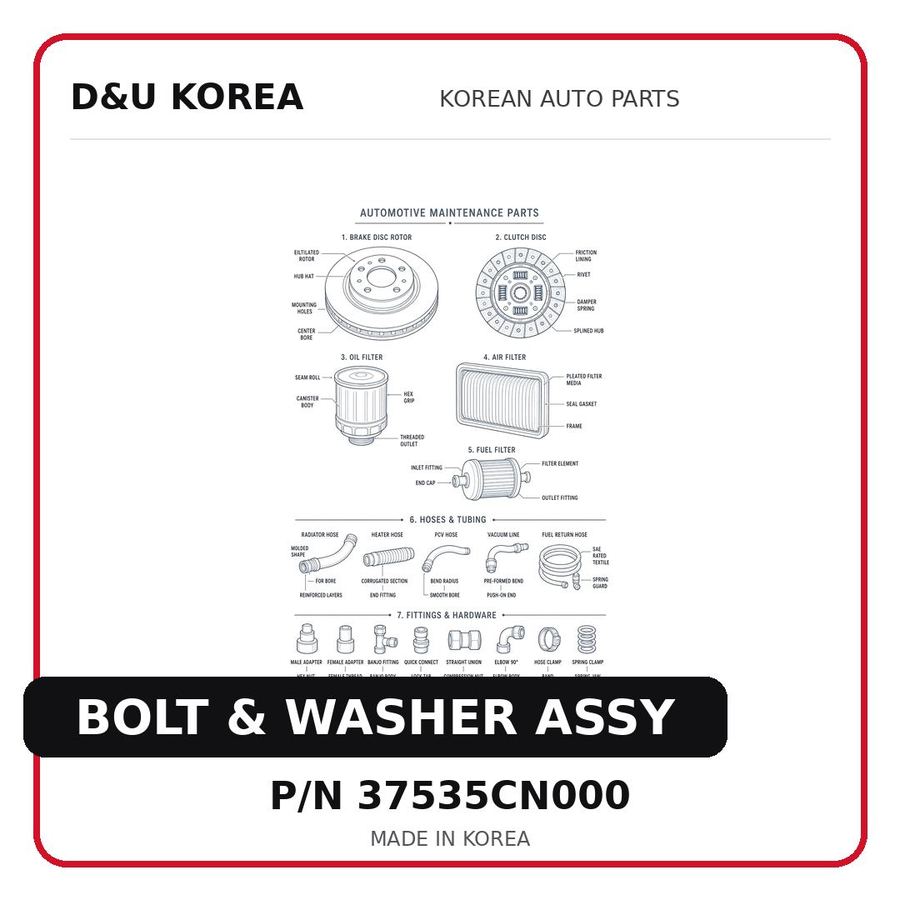 BOLT & WASHER ASSY