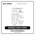 WIRING ASSY-I/PNL