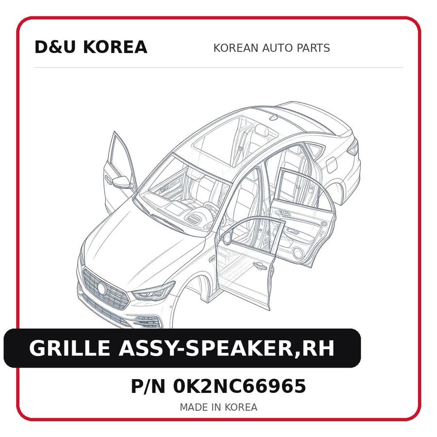 GRILLE ASSY-SPEAKER,RH