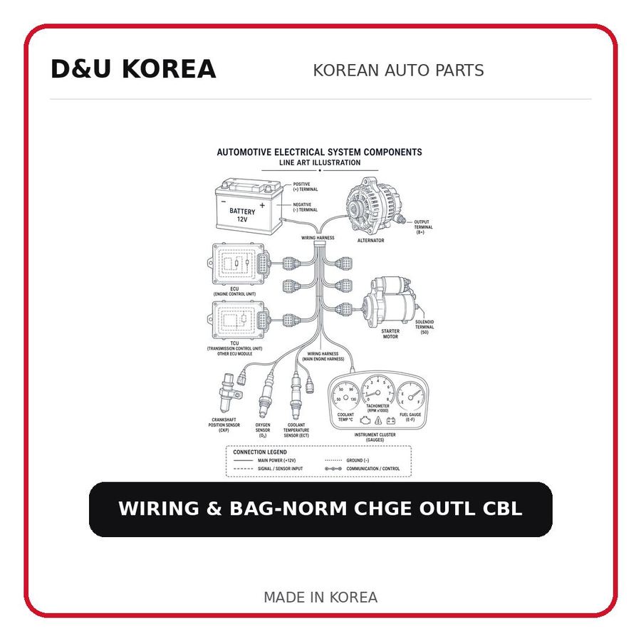 WIRING & BAG-NORM CHGE OUTL CBL