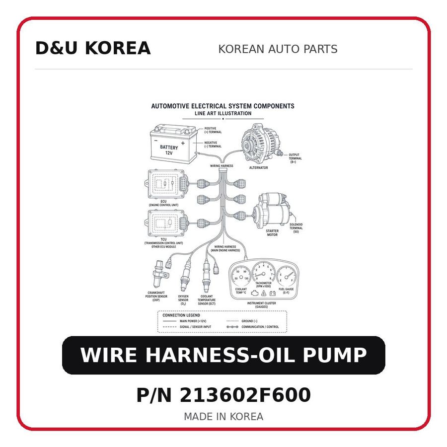 WIRE HARNESS-OIL PUMP