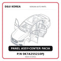 PANEL ASSY-CENTER FACIA