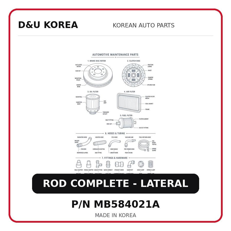 ROD COMPLETE - LATERAL