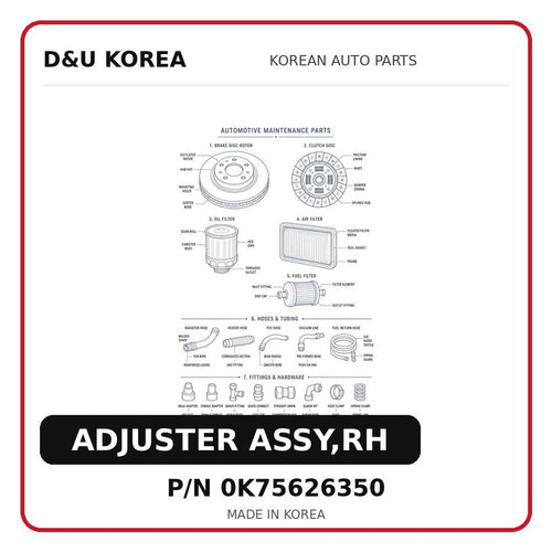ADJUSTER ASSY,RH