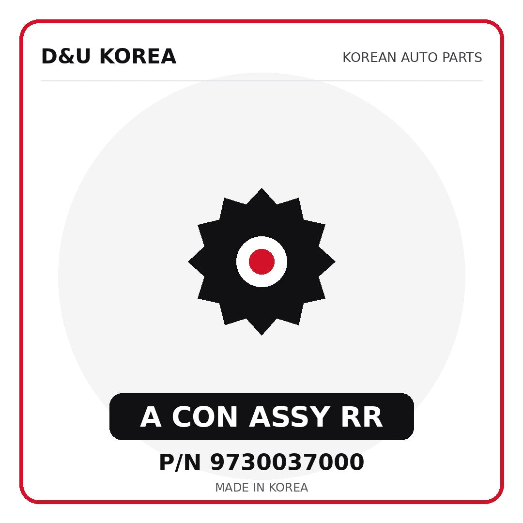Genuine Mobis A CON ASSY RR 9730037000 for Korean vehicles | D&U Korea