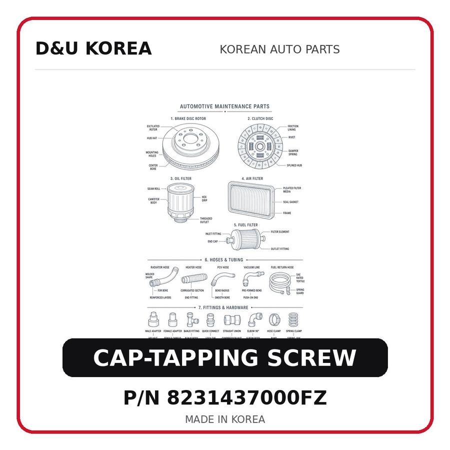 CAP-TAPPING SCREW