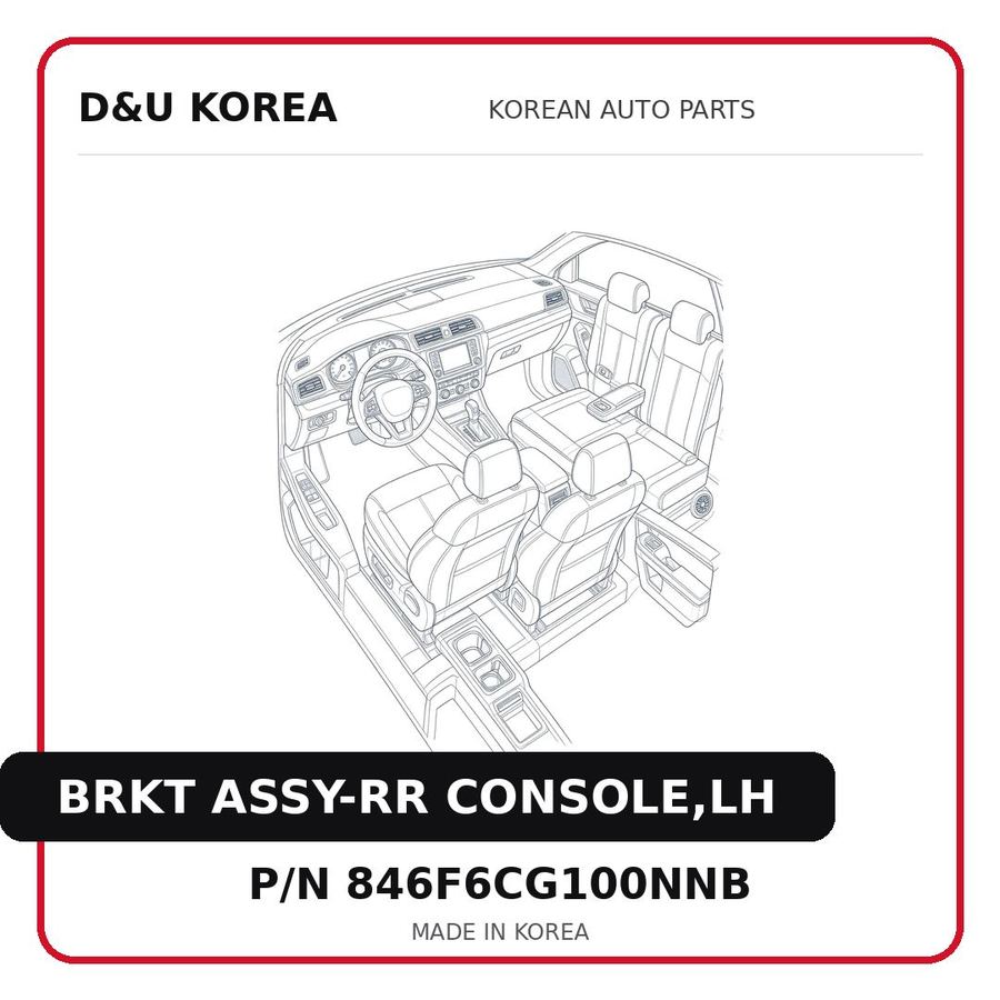 BRKT ASSY-RR CONSOLE,LH