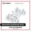 BRACKET-RADIATOR MTG
