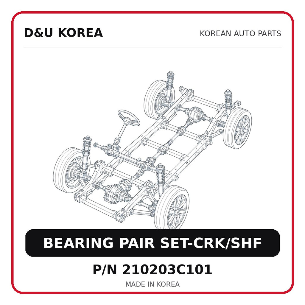 BEARING PAIR SET-CRK/SHF