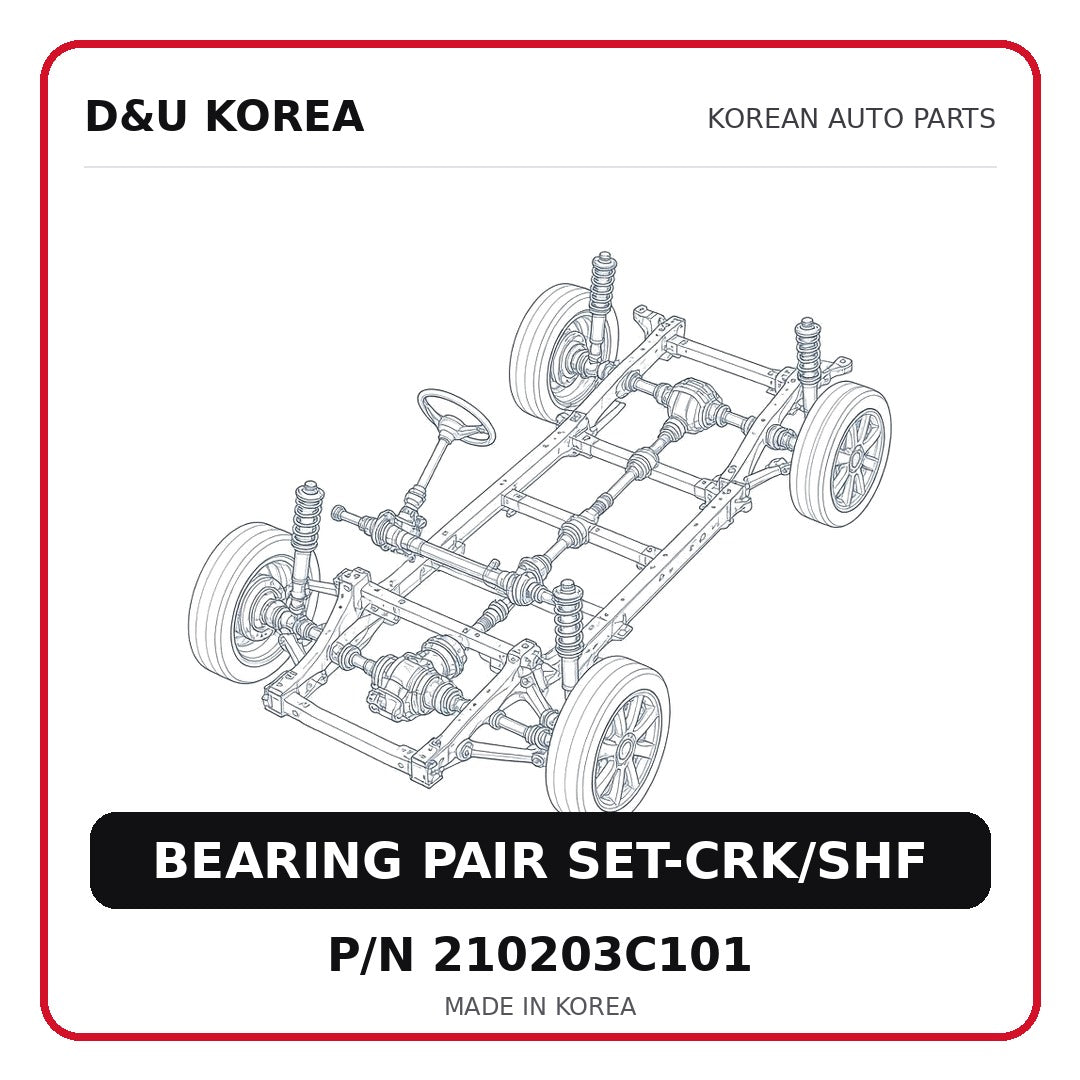 BEARING PAIR SET-CRK/SHF
