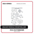 BRACKET-MODULE MOUNTING,LWR
