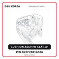 CUSHION ASSY-FR SEAT,LH