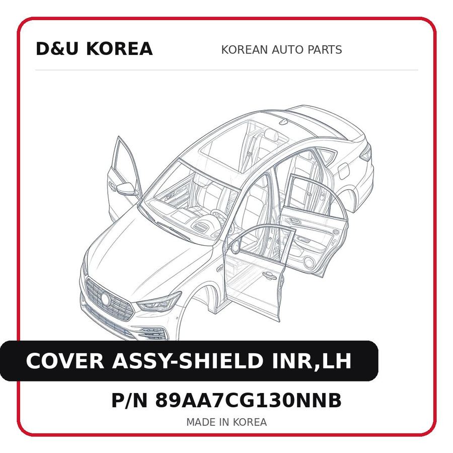 COVER ASSY-SHIELD INR,LH