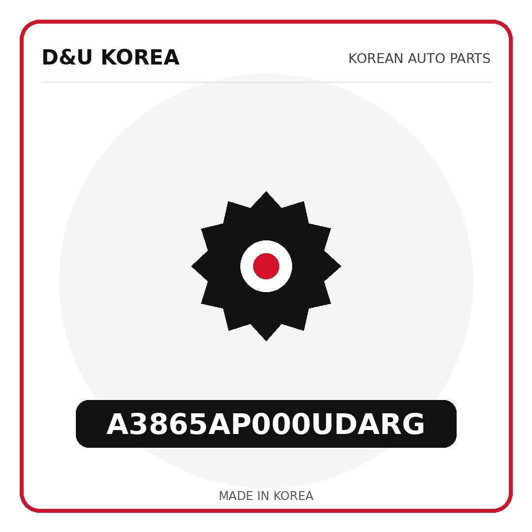 Genuine Mobis A3865AP000UDARG  for Korean vehicles | D&U Korea