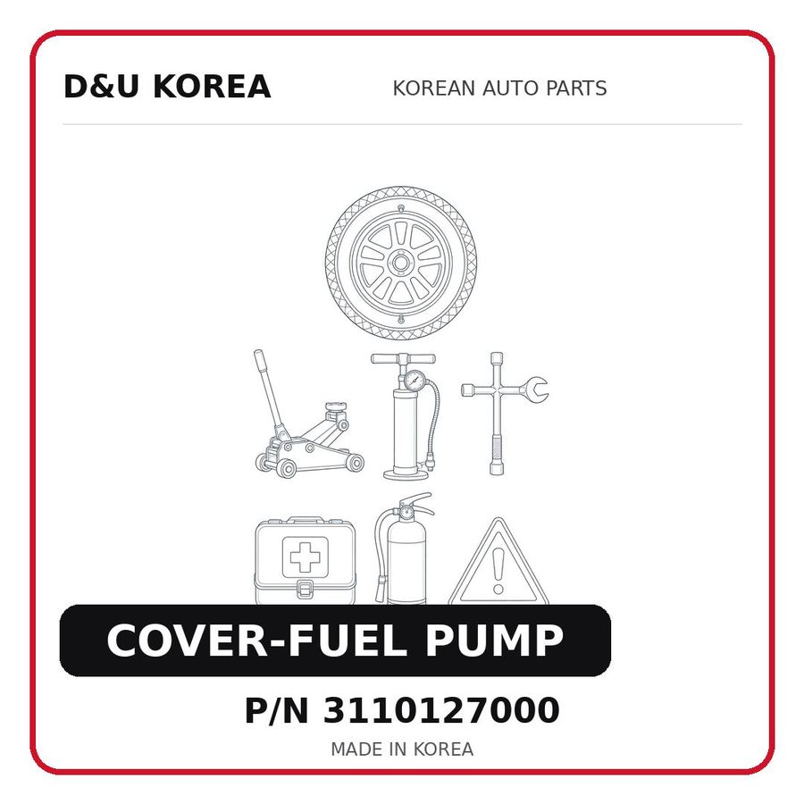 COVER-FUEL PUMP