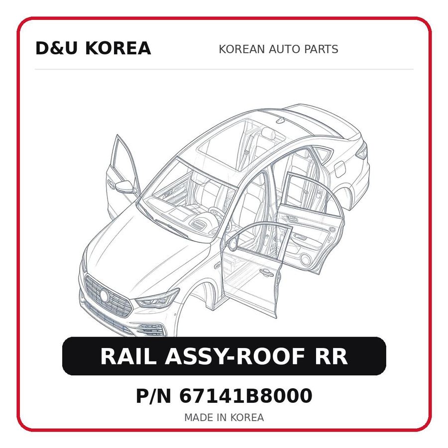 RAIL ASSY-ROOF RR