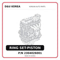 RING SET-PISTON