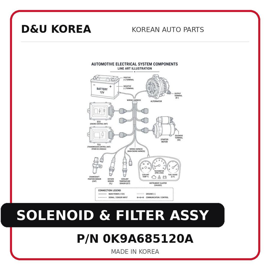 SOLENOID & FILTER ASSY