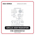 GRILLE ASSY-RADIATOR