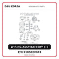 WIRING ASSY-BATTERY (+)