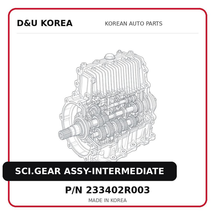 SCI.GEAR ASSY-INTERMEDIATE