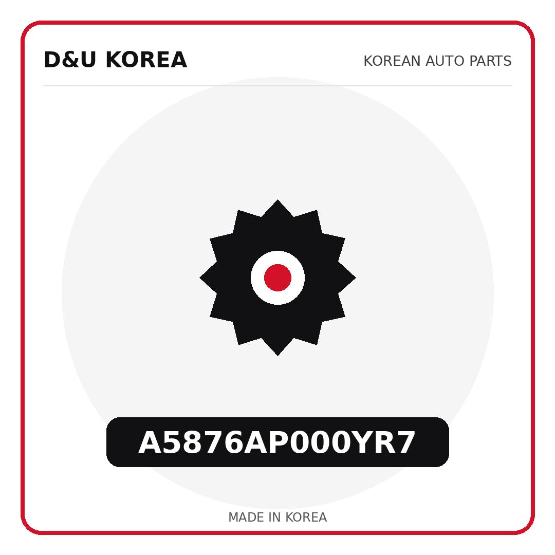 Genuine Mobis A5876AP000YR7  for Korean vehicles | D&U Korea
