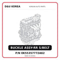 BUCKLE ASSY-RR S/BELT