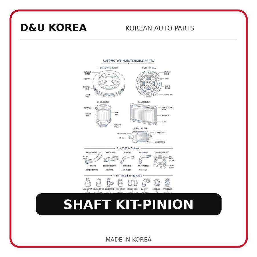 SHAFT KIT-PINION