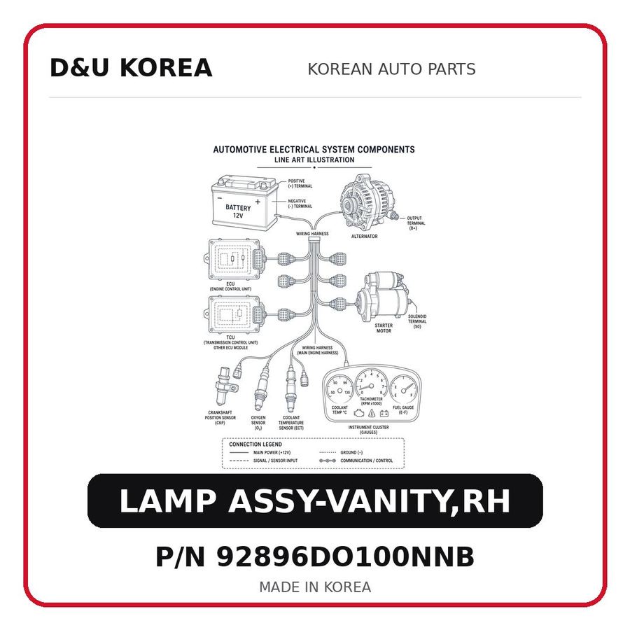LAMP ASSY-VANITY,RH