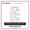 SENSOR ASSY-RR OCCUPANT ALERT