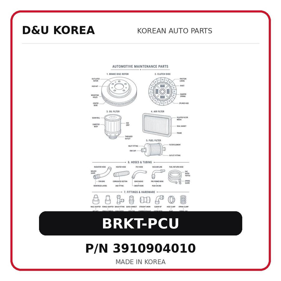 BRKT-PCU