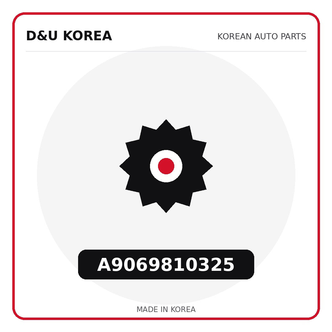 Genuine Mobis A9069810325  for Korean vehicles | D&U Korea