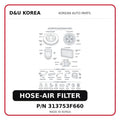 HOSE-AIR FILTER