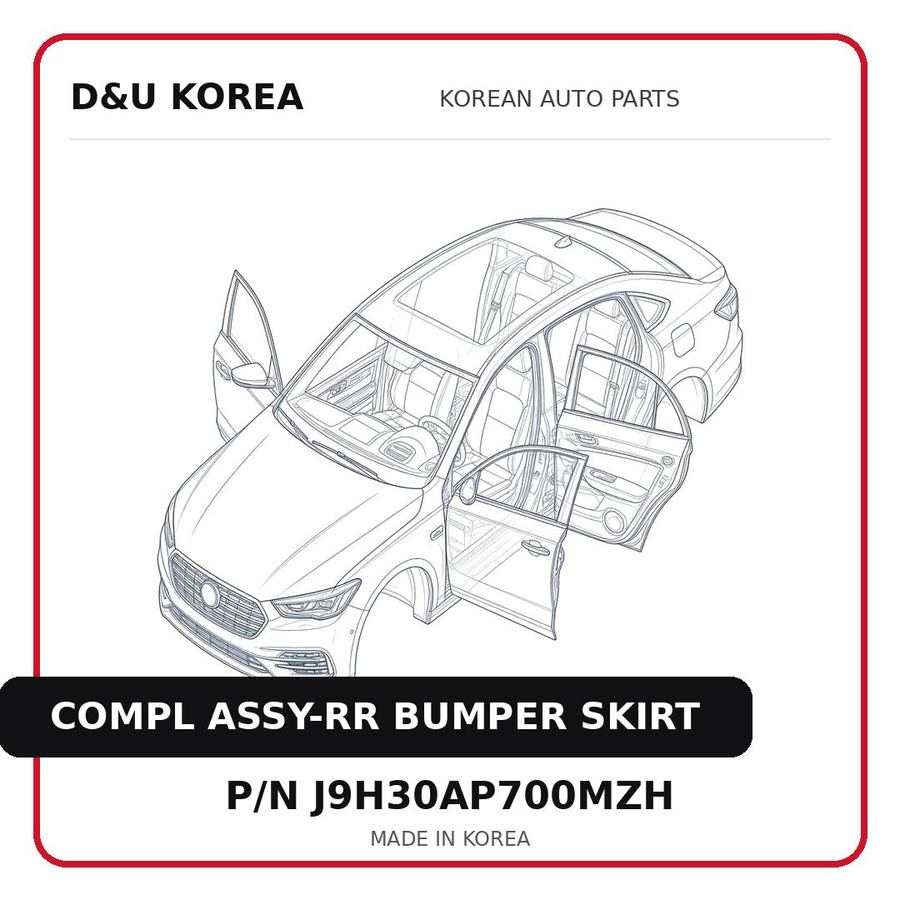 COMPL ASSY-RR BUMPER SKIRT
