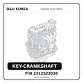 KEY-CRANKSHAFT