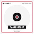 Genuine Mobis AA11039800G  for Korean vehicles | D&U Korea