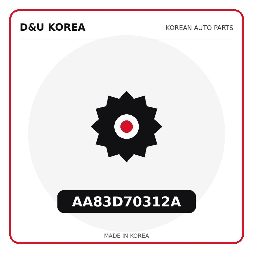 Genuine Mobis AA83D70312A  for Korean vehicles | D&U Korea