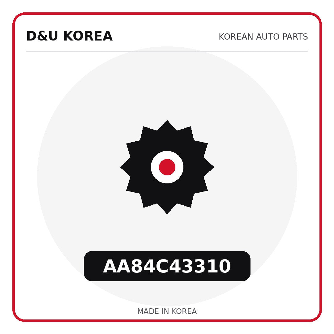 Genuine Mobis AA84C43310  for Korean vehicles | D&U Korea