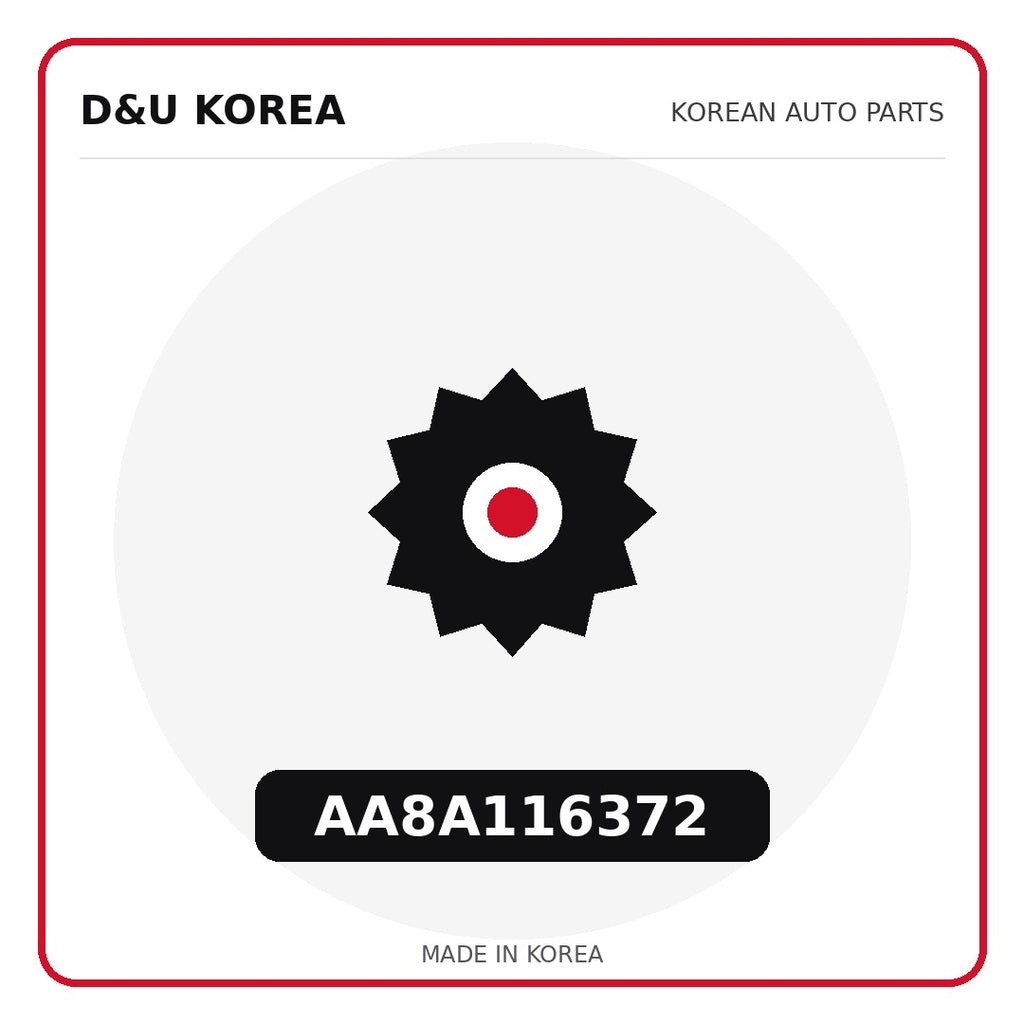 Genuine Mobis AA8A116372  for Korean vehicles | D&U Korea
