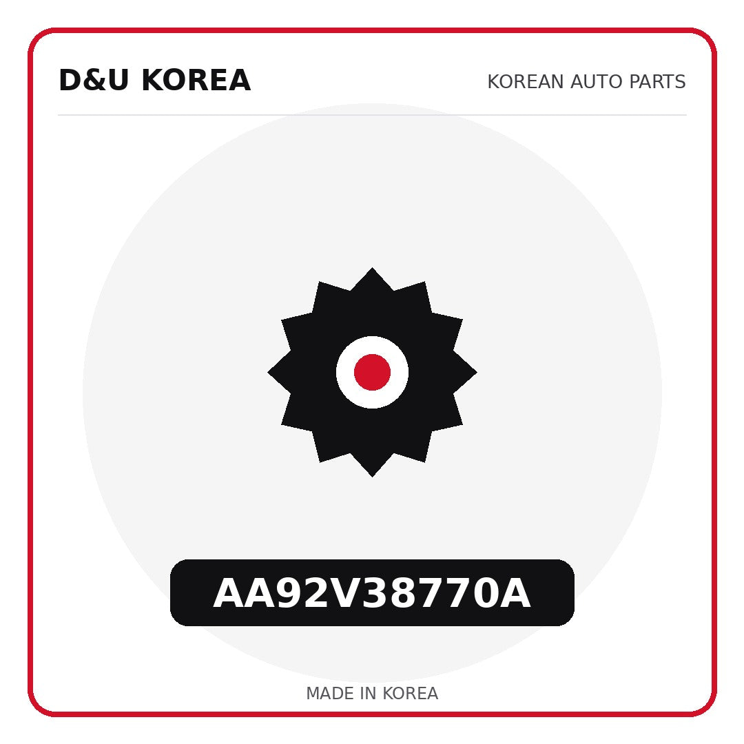 Genuine Mobis AA92V38770A  for Korean vehicles | D&U Korea