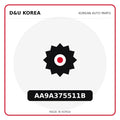 Genuine Mobis AA9A375511B  for Korean vehicles | D&U Korea