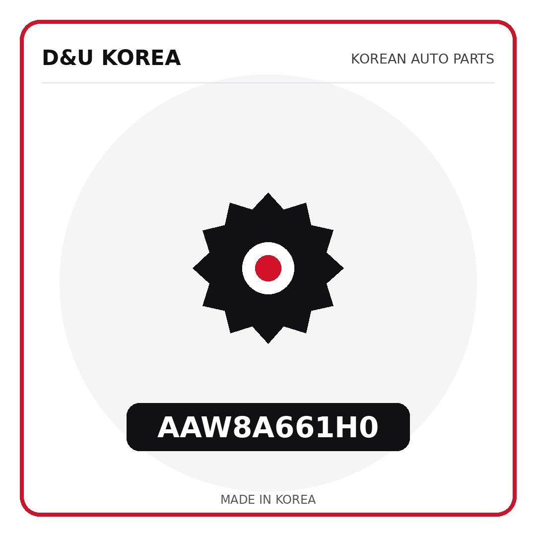 Genuine Mobis AAW8A661H0  for Korean vehicles | D&U Korea