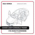 COVER ASSY-CONSOLE FRONT